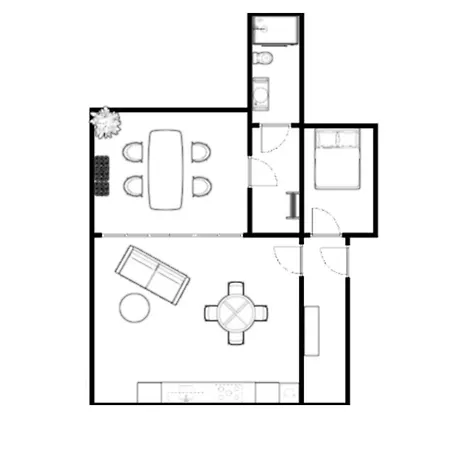 Appartement Private W Small Garden, Airco, Kitchen *